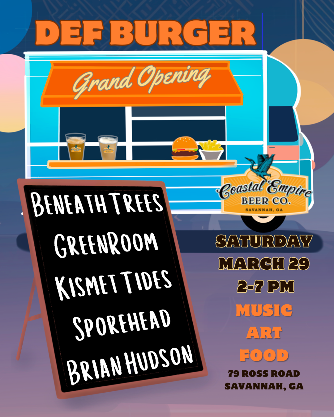 Coastal Empire Beer Co 3-29 Flyer ig